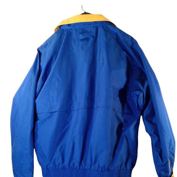 Vintage Dunbrook Men's blue/yellow Windbreaker - Picture 2 of 7